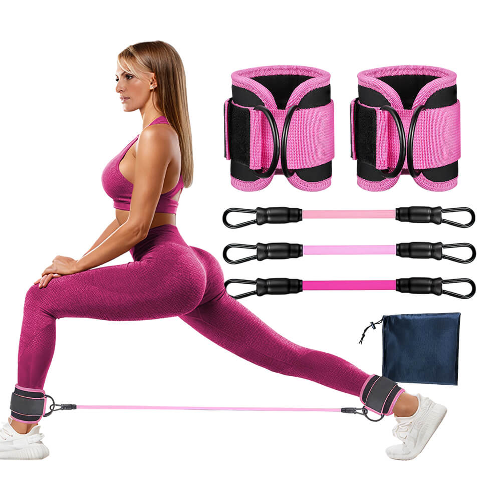 Ankle Resistance Bands with Cuffs Booty Workout Equipment